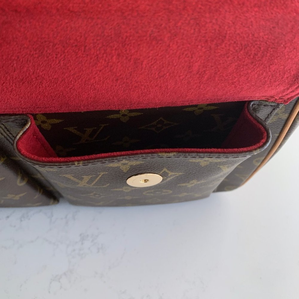 Louis Vuitton Vive Cite GM Handbag Shoulder Bag Monogram Authentic LV - Picture 13 of 16